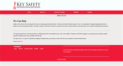 Desktop Screenshot of keysafety.com